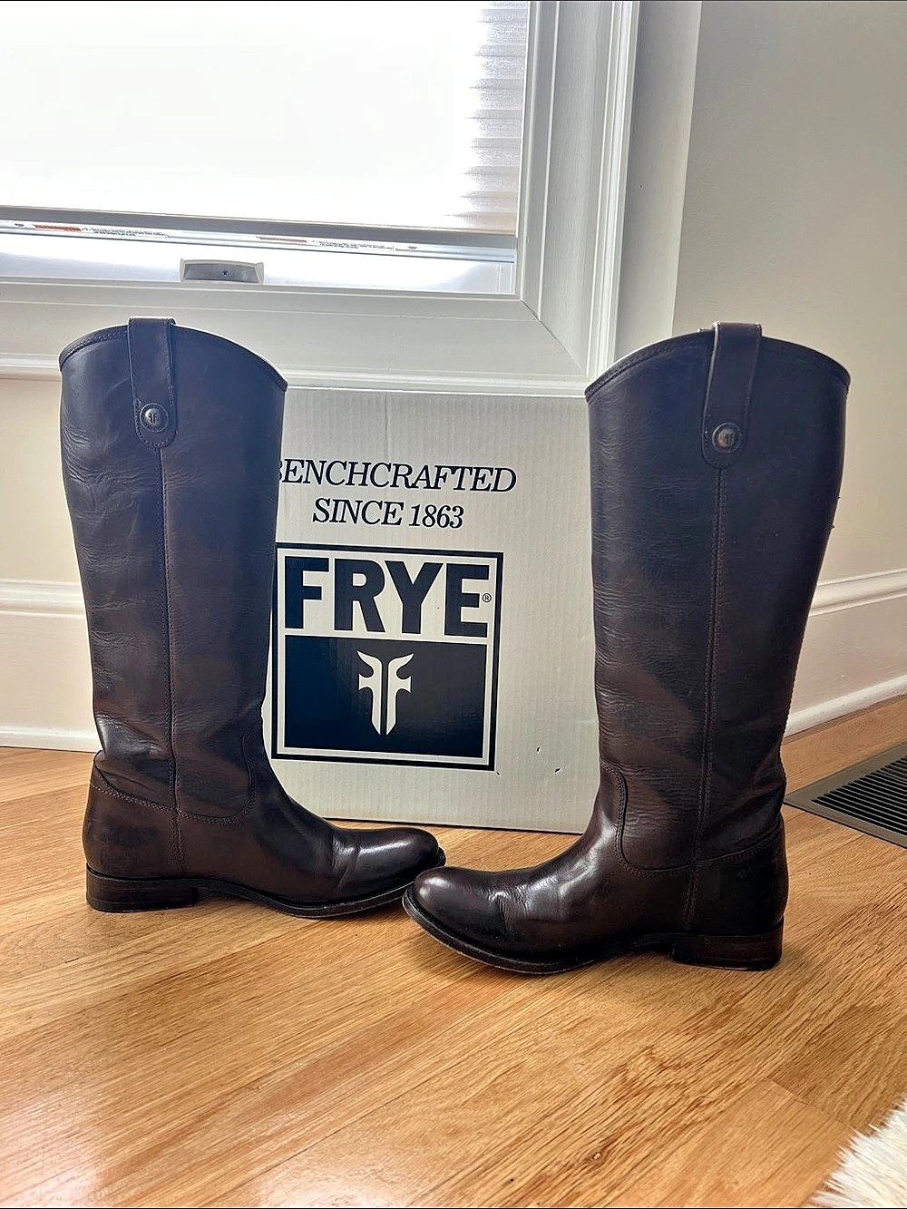 Frye Melissa Button Tall Boot Brown